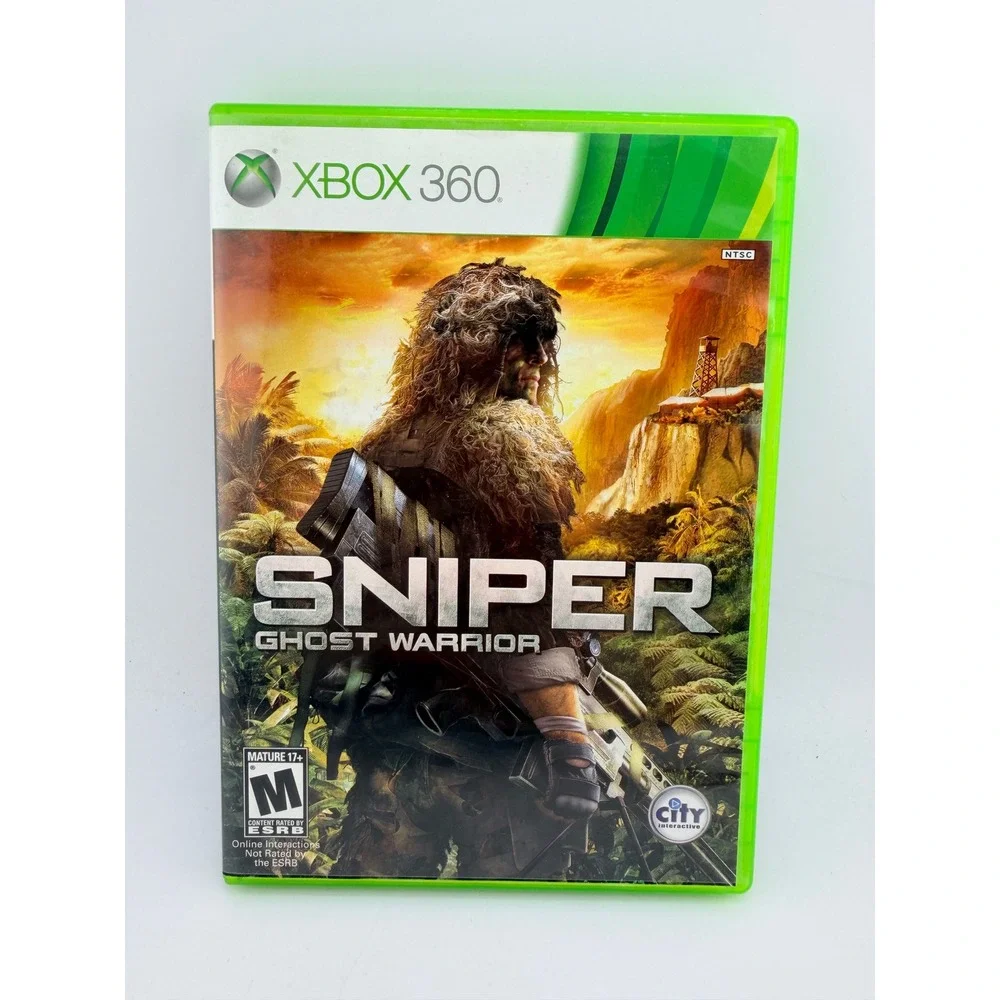 Sniper‎ Ghost Warrior Xbox 360 Tactical Shooter Game CIB NTSC City Interactive